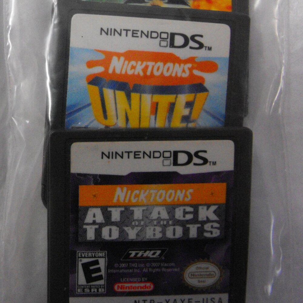 Nintendo DS Games Nicktoons Unite & Attack of the Toybots